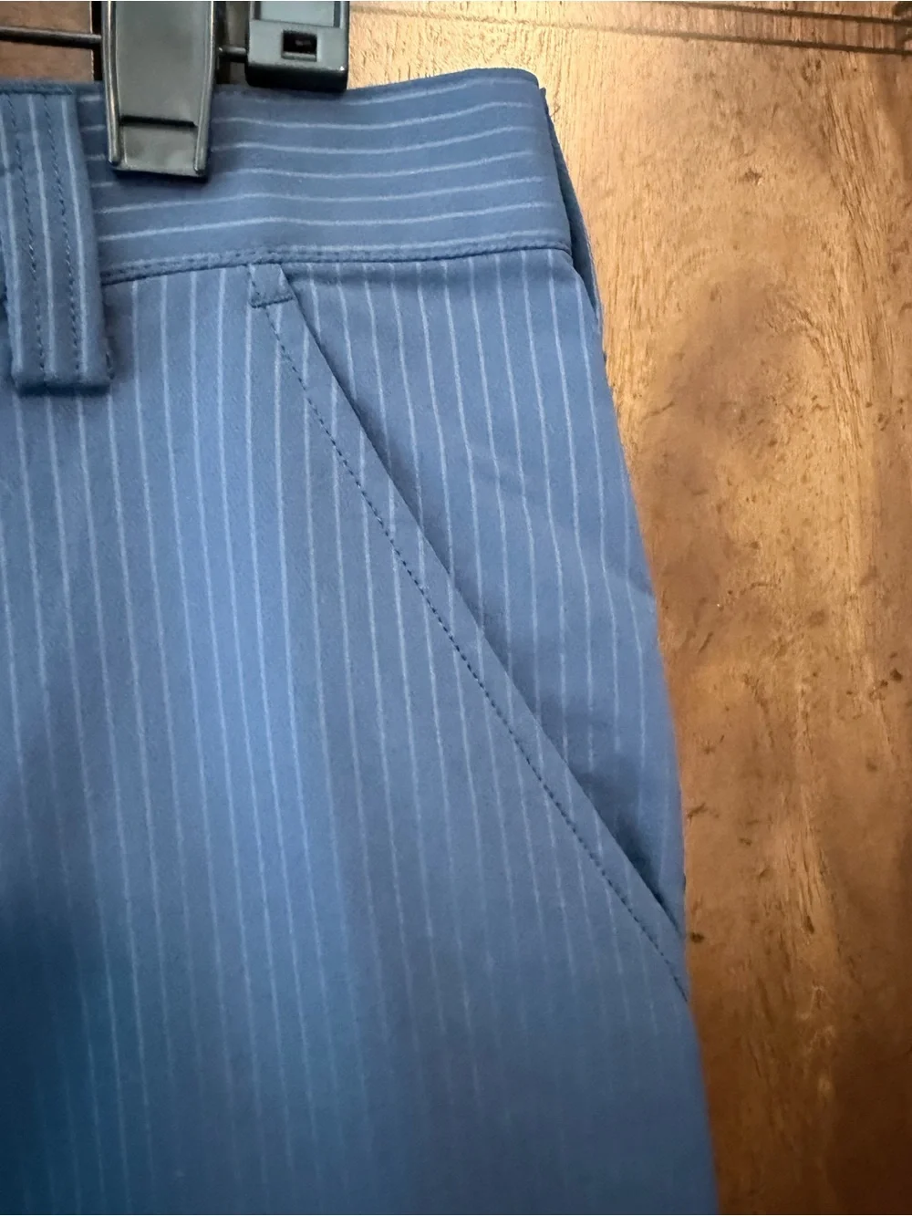 Under Armour Blue Pinstripe UPF 50 Golf Pants